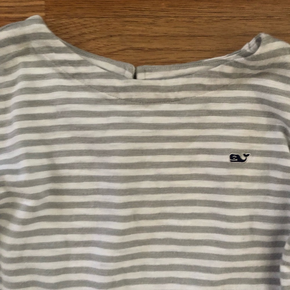 Vineyard Vines Gray Striped Top - Picture 3 of 7